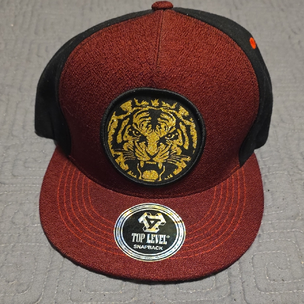 Snapback Cap - Black and Brown